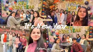 The happiest new year…❤️🧿| new year celebration..🎊🥳| last exam ki Khushi..😁