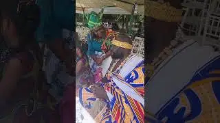African American King in Ghana Celebrating Nigerian Igbo New Yam Festival in Accra Ghana