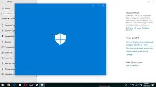 How to Find the virus scan in Windows 10