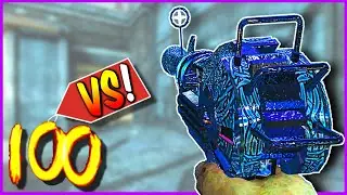PORTER'S X2 RAY GUN vs ROUND 100 ZOMBIES!