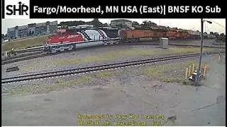 Fargo/Moorhead, MN, USA | East Cam LIVE | BNSF KO Sub | Moorhead East Cam | MP 5.8