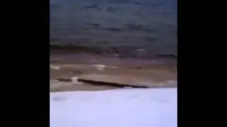 Crazy estonian guy swimming in winter!!!