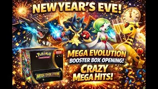 🎆 NEW YEAR’S EVE MEGA EVOLUTION BOOSTER BOX OPENING! 🔥 CRAZY MEGA HITS TO END THE YEAR!