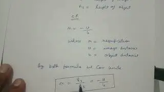Linear Magnification class 10th