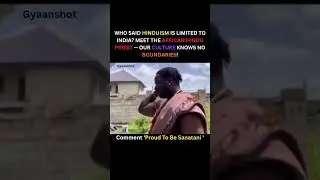 African Hindu Priest Chanting Sanskrit Mantras | Proud to Be Sanatani