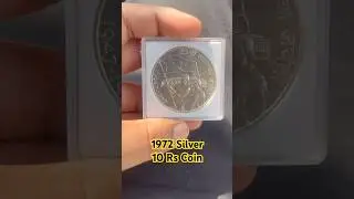 25th Year of Independence 1972 Silver Coin #RareCoinIndia
