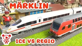 M&auml;rklin ICE vs REGIO Train | Model Railway Comparison for Kids