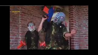 Gugu nerf war cid dragon nerf guns fight criminal group skman mask a new start