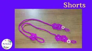 Shorts-Crochet Mask Strap+Mask Adapter