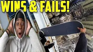 NBA Fan Reacts To JUST SEND IT - Skateboarding Wins and Fails 2018!