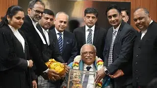 Justice CM JOSHI Judge, High Court of Karnataka farewell by AAB 
