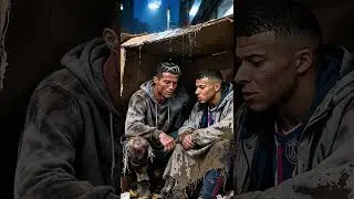 Messi helps Poor Ronaldo and Mbappe #football #shorts #cr7
