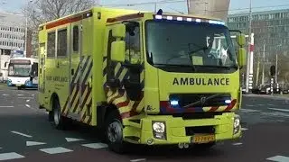 [Luchthoorn sirene] MICU 13-301 met spoed naar VUmc Amsterdam