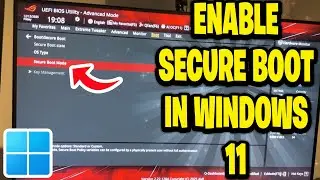 Как включить безопасную загрузку в Windows 11