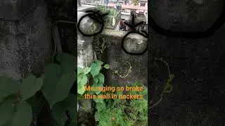 i broke a wall of raging