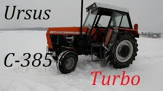 Ursus 385 Zimowe odpalanie