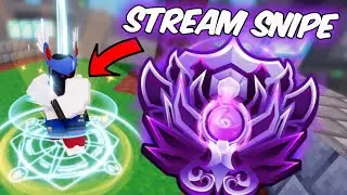 I Stream Sniped My BROTHER In Ranked And Beat Him.. Roblox Bedwars