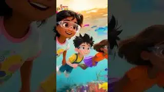 கடல் உலகம் பாடல்  - Under the Sea Song | Tamil Nursery Rhymes for Kids | Galatta Kids | Shorts