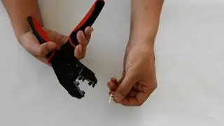 How to crimp open barrel 205 &250 flag terminals by C3 jaw:Quick Change Ratchet Crimper Jaws Series