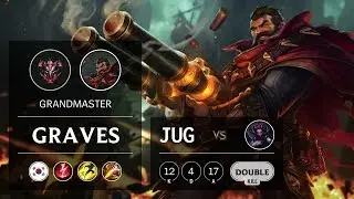 Graves Jungle vs Elise - KR Grandmaster Patch 9.16