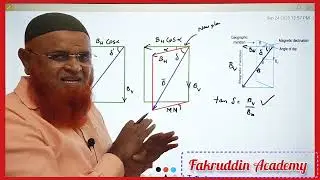 Apparent dip and Real dip | Magnetism and matter class 12 | Fakruddin Academy Physics|
