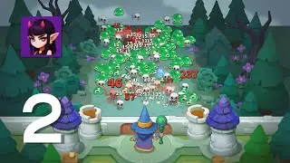 Archmagic Survivors TD - Gameplay Walkthrough Part 2 -Cemetery (Android, IOS)
