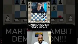 Martian Gambit vs Caro-Kann 👽♟️ | Win FAST!#chess  #martiangambit #foryou