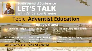 Let's Talk with Dr. Carson Greene || June 21st || At 3:00pm