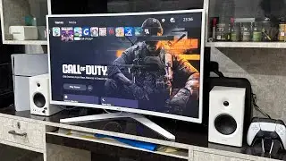 Minimalistic and Clean PS5 Gaming Setup