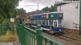 Seaton Tramway Timetable Blue Tram To Colyton In South Devon.