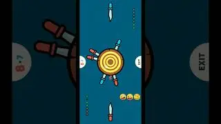 knife thrower gameplay part 1🔪 two players games #shorts #gameplay
