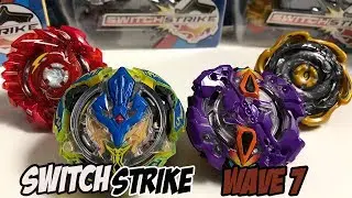 Beyblade Burst Turbo SwitchStrike Wave 7 Regulus, Tide Treptune, Jinnius, Asteroid Zeutron