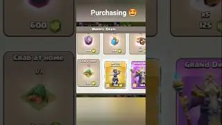 purchasing hero screen on  special discount offer in clash of clan. #clashofclans #coc #funny