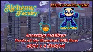 Alchemy Factory Growth Potions Amazing Fertilizer, Feeds All My Machines 60/M x 4 (240/M) Woohoo