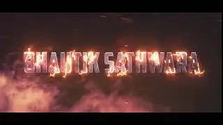 Fire Text Title effect in After effects