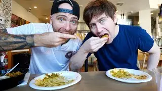 Eating INDIAN FOOD with TORRANCE COOMBS from REIGN and THE ORIGINALS | Los Angeles, CA!
