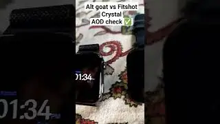 Let's check aod display for crystal and goat #fitshot #alt #techpokeshorts