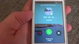 Samsung Galaxy Fame Lite GT-S6790 incoming call via Fake call Call assistant 4.2