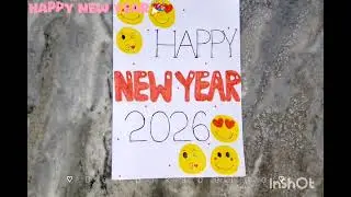 🥰Happy new year🎉 Easy card Idea💫🎀🫶No scissor No glue needed😇#deepikadelod #shortvideo #shorts #song 