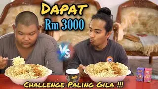 Mukbang 10 Bungkus Maggi..Habis Paling Cepat Dapat Rm3000 ..Aku Nak Termuntah