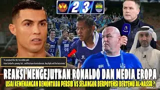 SANGAT MENGEJUTKAN!! Reaksi Ronaldo Ngomong gini Comback Gila Persib vs Selangor ACL2 bikin gempar?