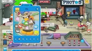Club Penguin- Meeting The Puffle Handler At Puffle Party 2012