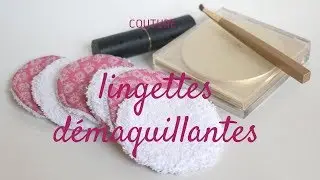 Coudre des lingettes démaquillantes