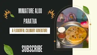 Miniature Aloo Paratha --Mini kitchen 🧆😋 #viral #trending 