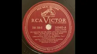 The Vienna Philharmonic Orchestra with Lotte Lehmann, Lauritz Melchoir, Emanuel List - Die So Leidig
