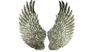 1 Pair Sliver Gold Sequins patch DIY Wings patches for clothes Sew-on embroidered patch motif appliq