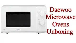 Daewoo 20L Manual Control Microwave Oven Unboxing Video