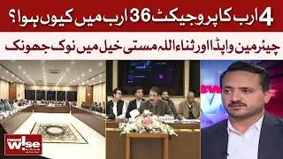 4 Billion Project Overrun To 36 Billion | WAPDA Chairman And Sanaullah Masti Khel Clash | Dawn News