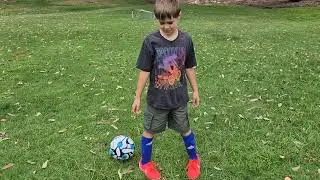 Testing out my new football (soccer) boots. ⚽️
