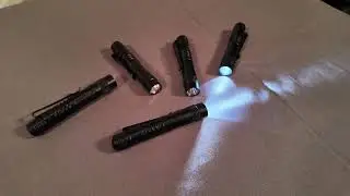 10 Pack Small Mini LED Flashlight Pocket Sized